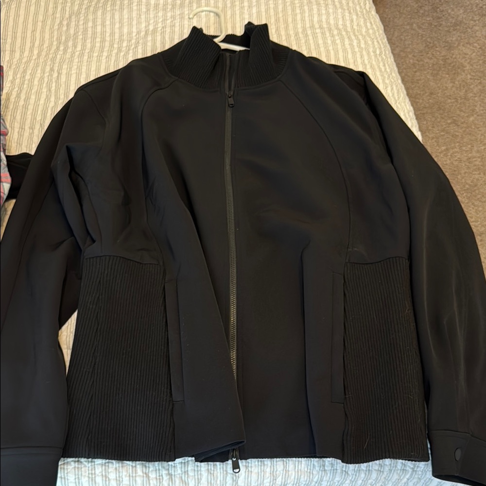 Black Zip-Up Jacket - Picture 4 of 5